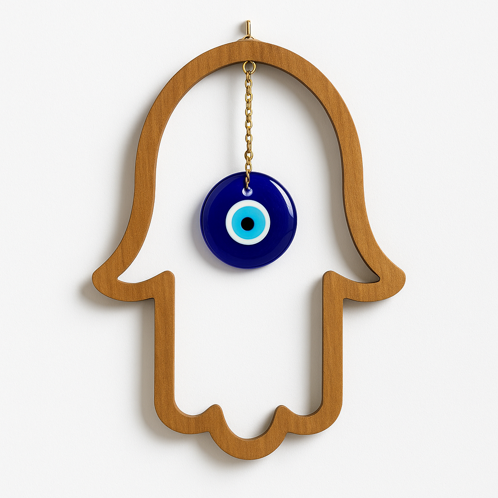 EVIL EYE & HAMSA WALL HANG