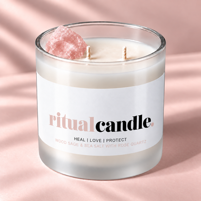 RITUAL CANDLE ROSE QUARTZ