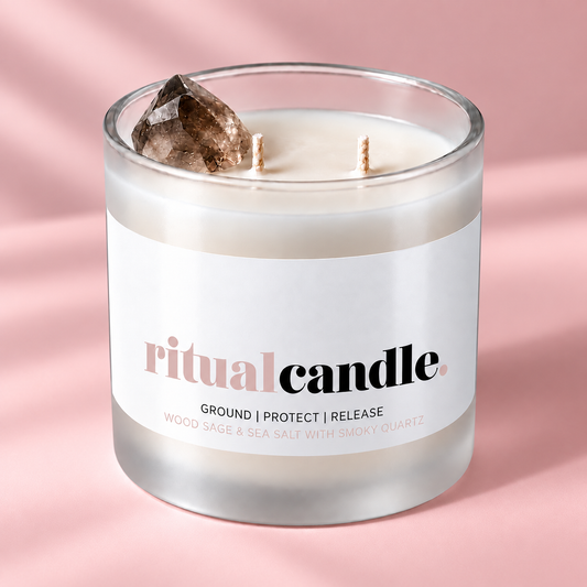 BOUGIE RITUELLE QUARTZ FUMÉ
