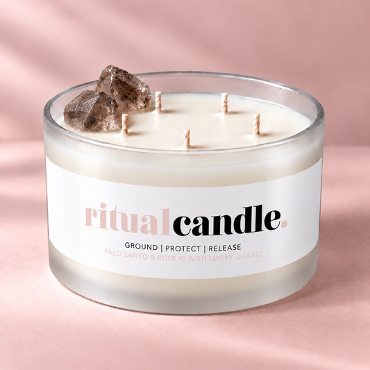 BOUGIE RITUEL QUARTZ FUMÉ XL