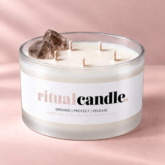 BOUGIE RITUEL QUARTZ FUMÉ XL