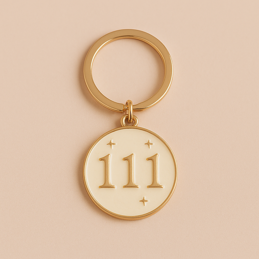 ANGEL NUMBER KEYRING