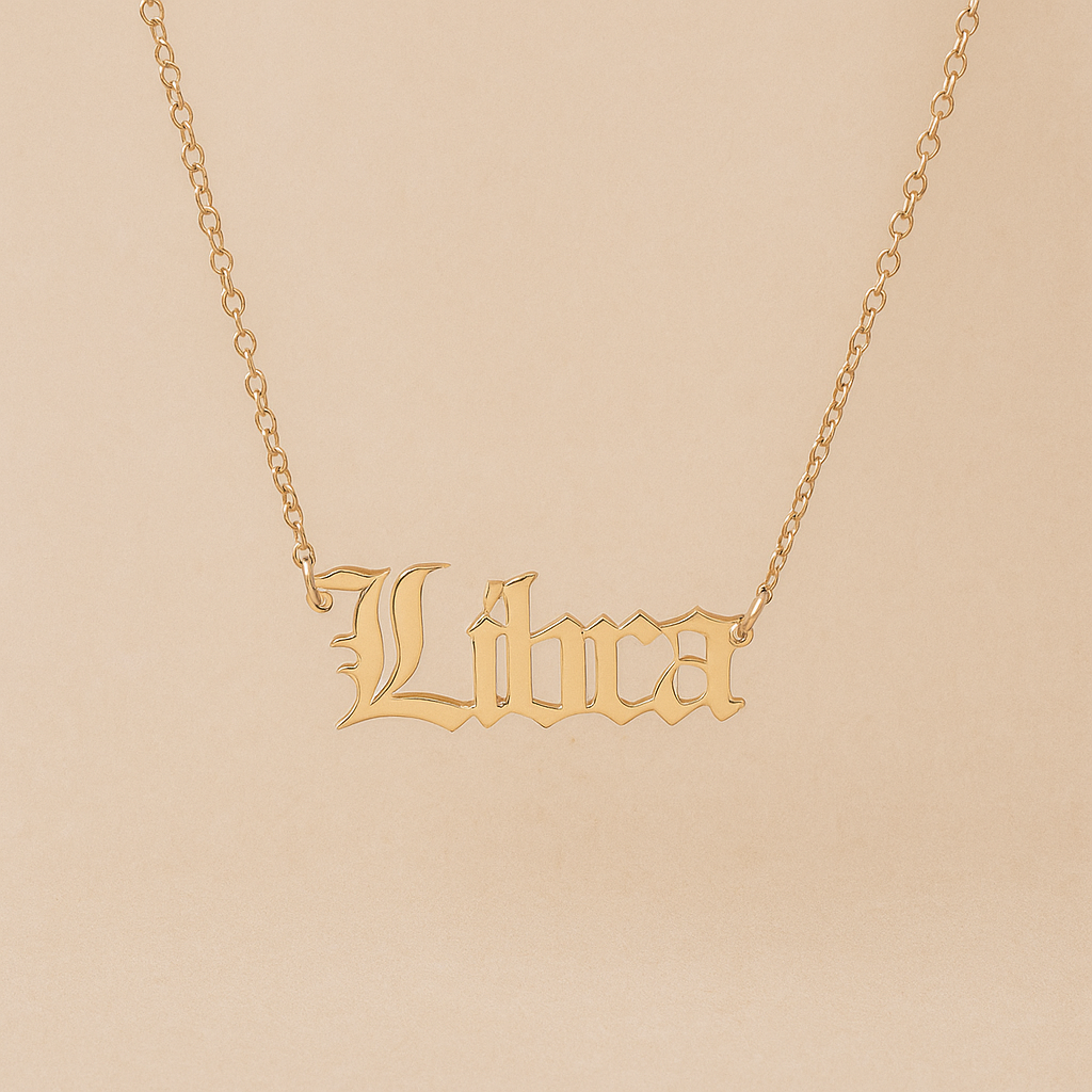 ZODIAC FONT NECKLACE